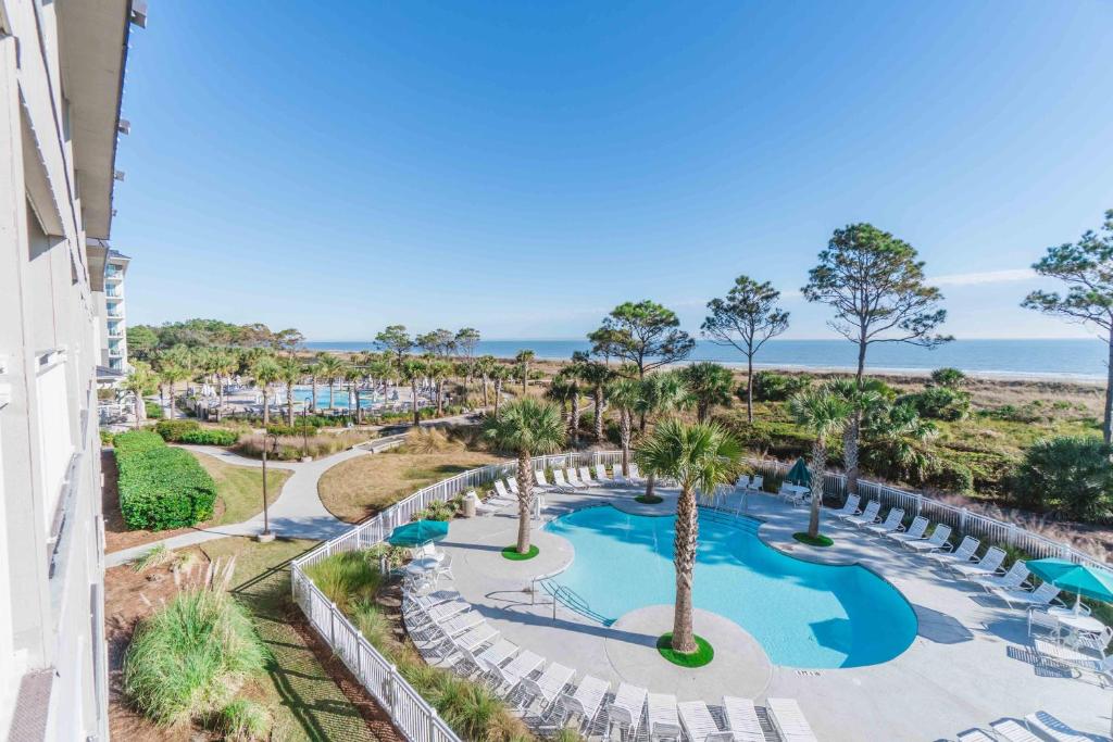 Photo #1 of Stunning Views!!-Oceanfront Villa-Heated Pool-Private Balcony-Tiki Bar-Walk to Coligny Plaza in Hilton Head Island, SC