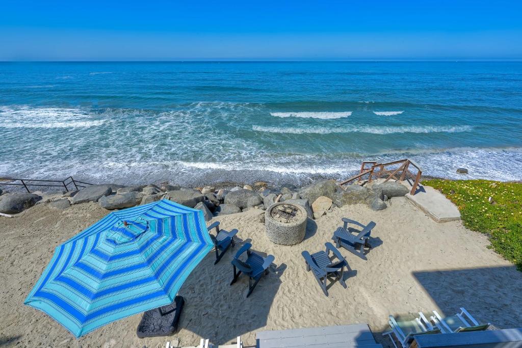 Photo #1 of Pacific Haus - 8BR Oceanfront Getaway - Private Beach - Fire Pit - Beach Gear in Oceanside, CA