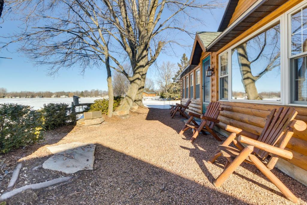 Photo of Lakefront Cabin with Shared Beach in Cecil! in Cecil, WI