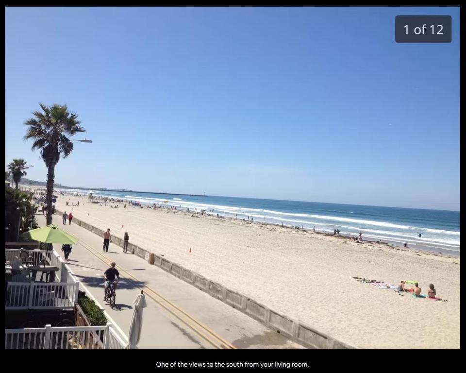 Photo #1 of Ocean Front Beauty right on Best Beach in Mission Beach, San Diego! in San Diego, CA